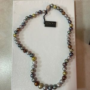 Honora 20” Freshwater pearl multicolored pearl necklace.